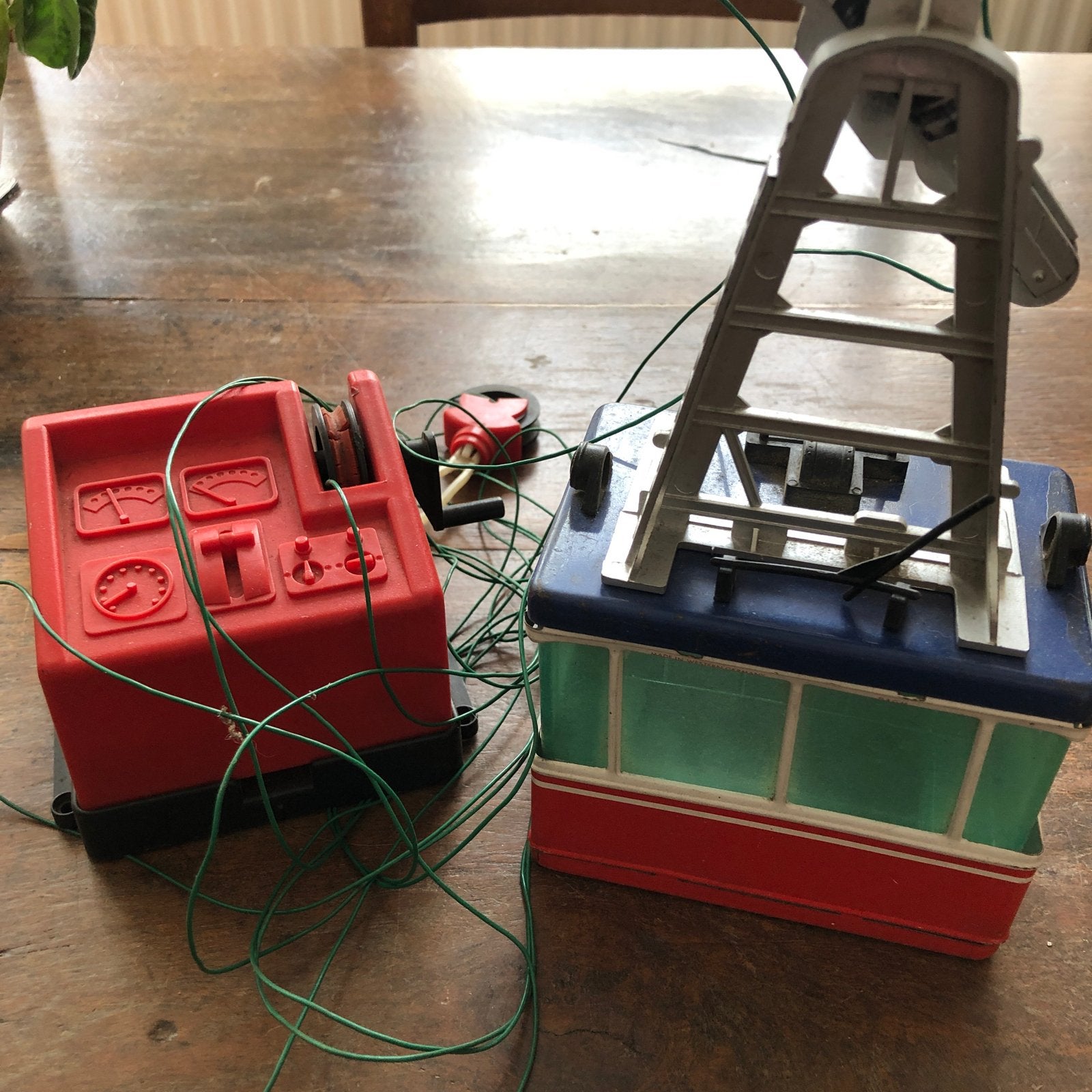 Vintage Rigi Kabelbaan Speelgoed met Bedieningspaneel, Ophalen of Verzenden, Gebruikt