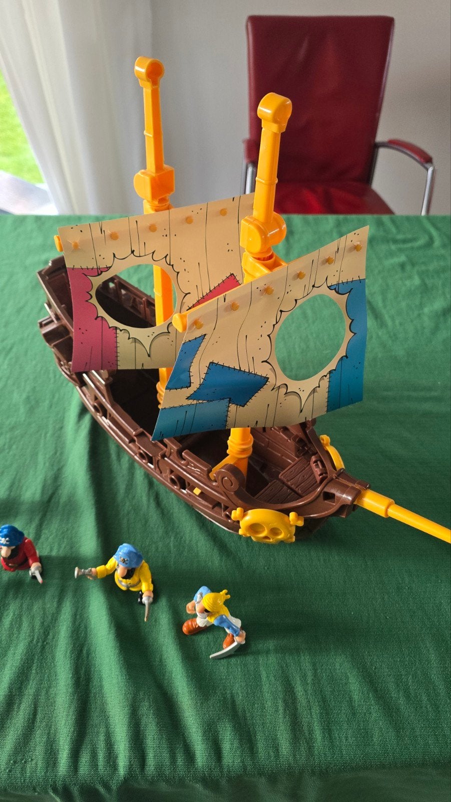 Piratenschip met 4 piraten en kanon, Ophalen, Gebruikt, Jongen of Meisje