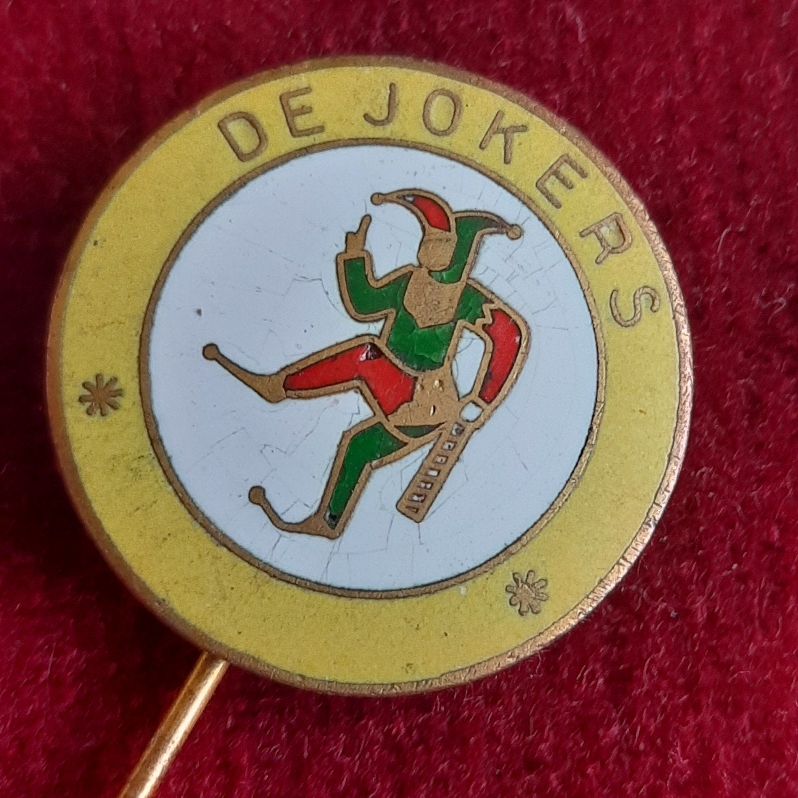 Emaille Speld De Jokers Carnaval?, Verzenden, Zo goed als nieuw