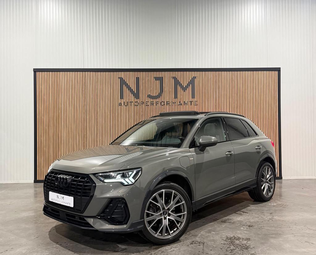 Audi Q3 45 TFSIe S-Line|Pano|360|Keyless|Matrix, Auto's, Audi, Gebruikt, Hybride Elektrisch/Benzine, 13 kWh, SUV of Terreinwagen