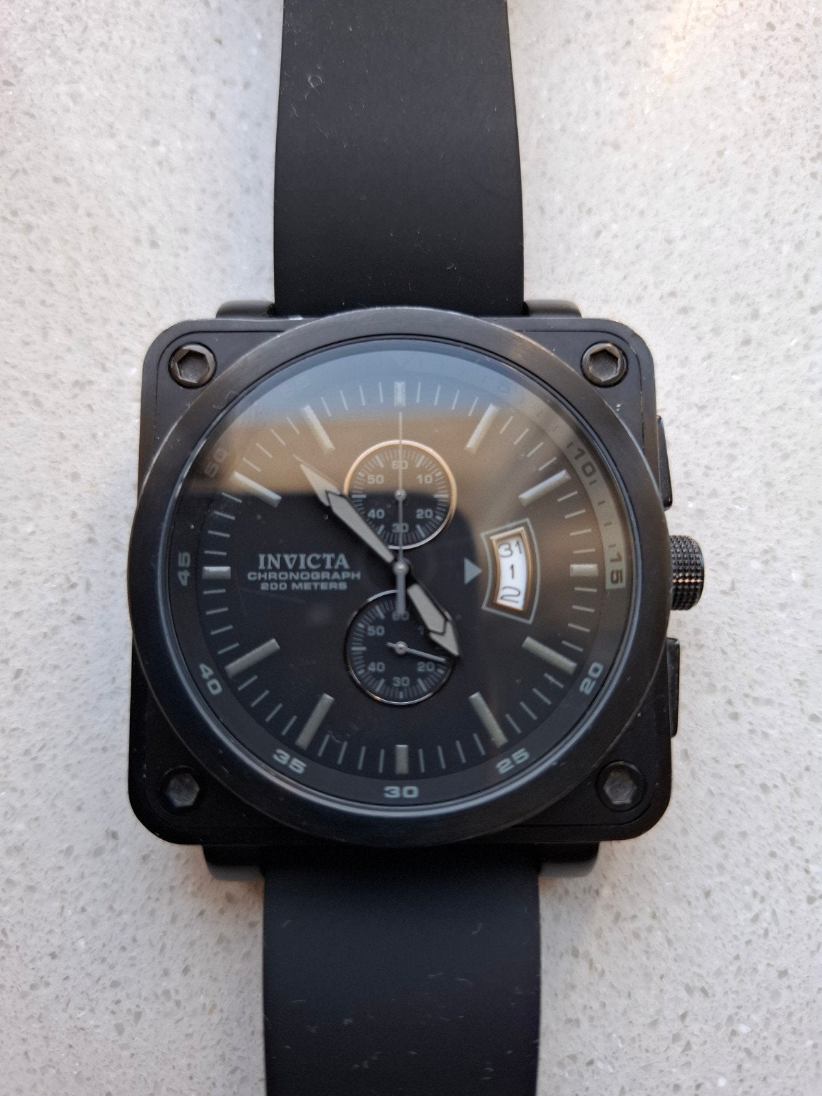 Invicta Corduba chronograaf horloge, Ophalen of Verzenden, Staal, Overige merken