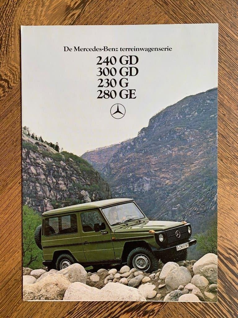 Nederlandse brochure Mercedes-Benz G-klasse 1980 nieuwstaat!, Nieuw, Mercedes-Benz, Mercedes, Ophalen of Verzenden