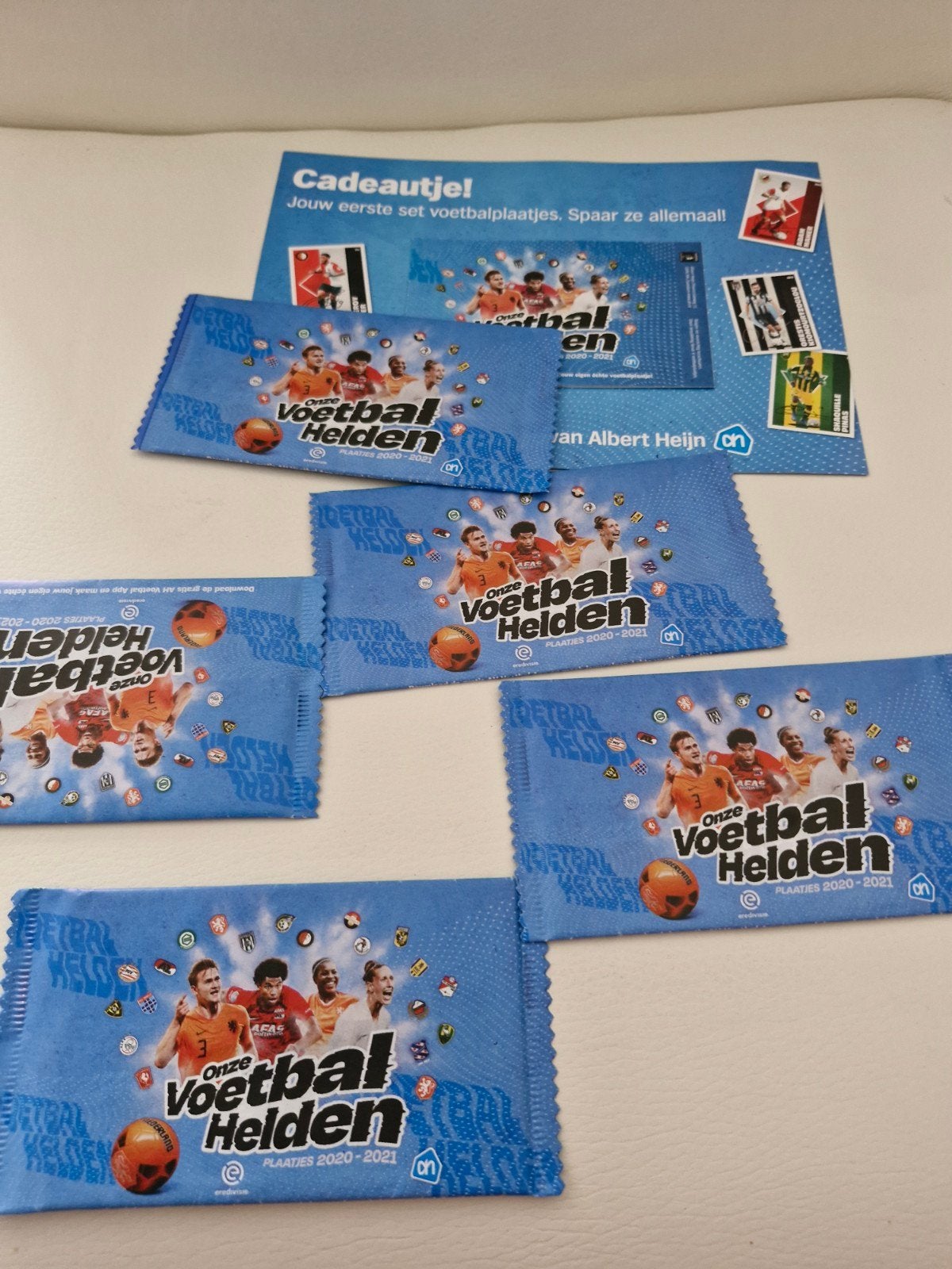 Albert Heijn Voetbal Helden Plaatjes 2020-2021 (5 zakjes), Verzamelen, Albert Heijn, Ophalen of Verzenden