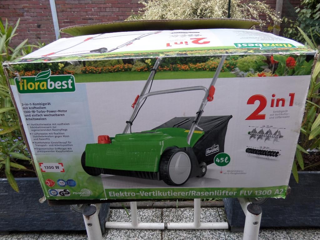 Verticuteermachine, Tuin en Terras, Ophalen, Zo goed als nieuw, Elektrisch, Florabest