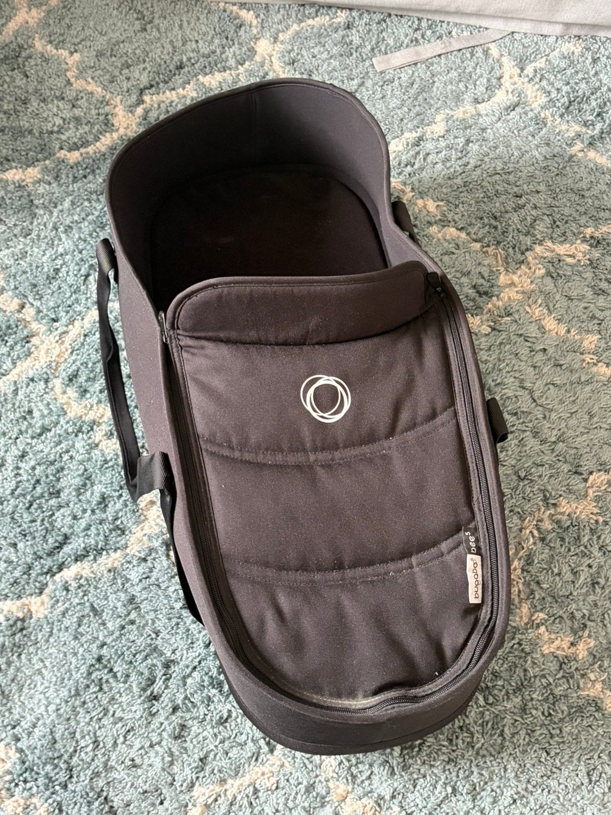 Bugaboo Bee 5 Bassinet/Carrycot – black- Excellent Condition, Ophalen, Zo goed als nieuw, Bugaboo