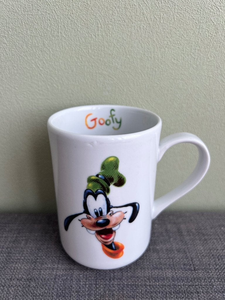 Mug / Mok Goofy (Dingo) Exclusivité Disneyland Paris Vintage, Gebruikt, Overige merken, Verzenden, Vintage
