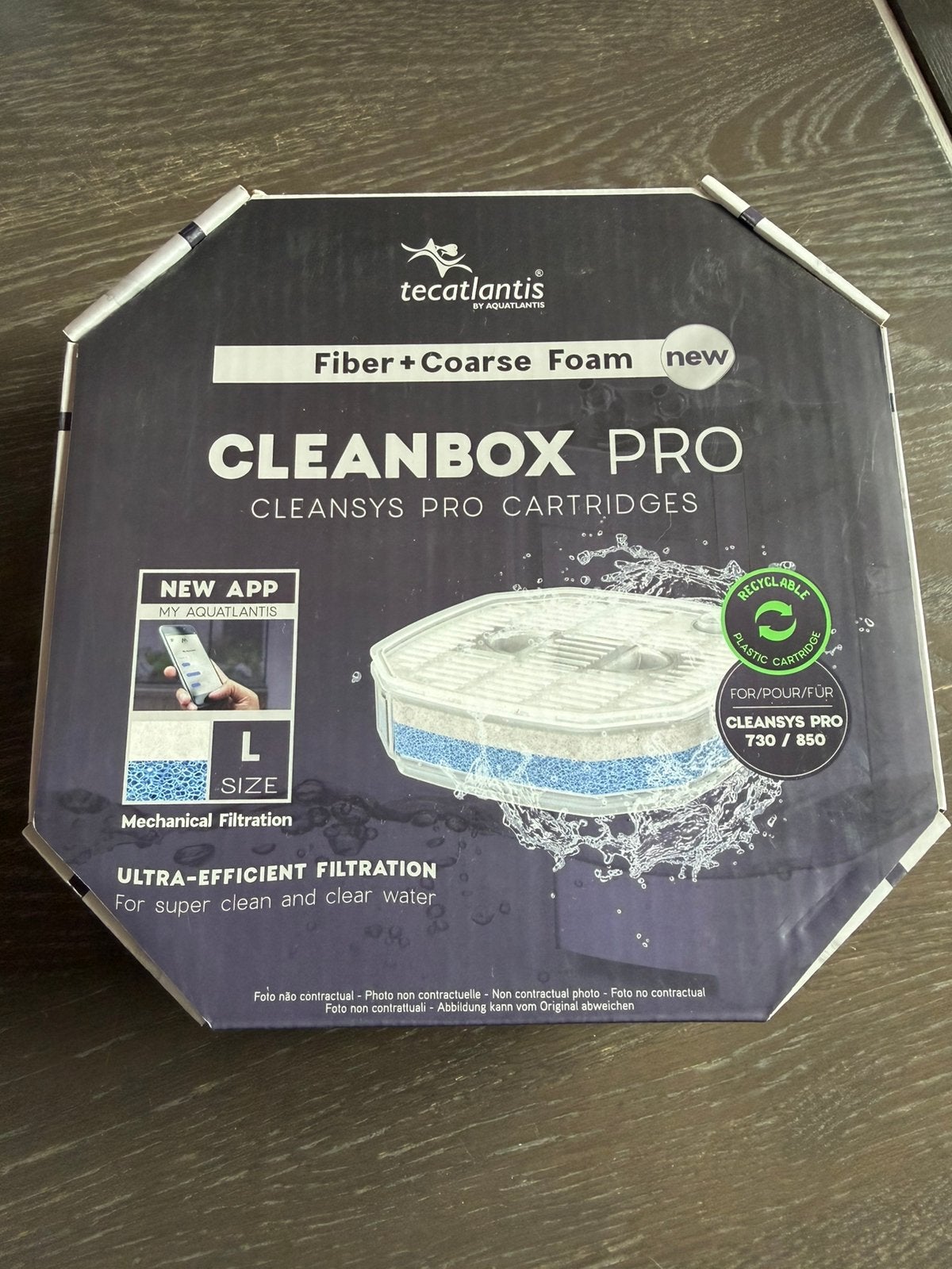Tecatlantis cleanbox pro cartridge fiber+coarse foam, Decoratie, Pomp, Aquatlantis, Nieuw