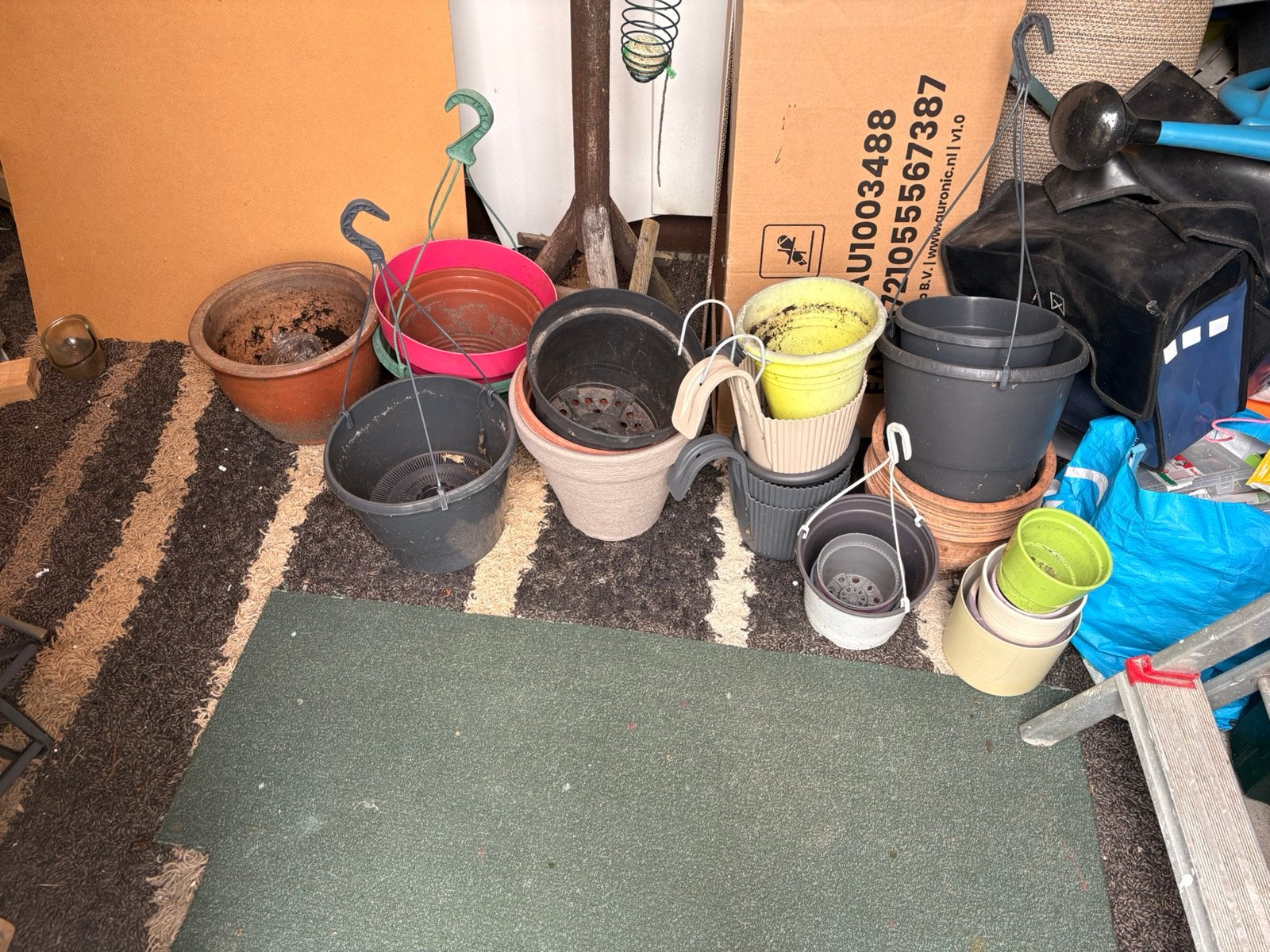 Bloembakken, Tuin en Terras, Ophalen, Kunststof, Minder dan 30 cm, Rond