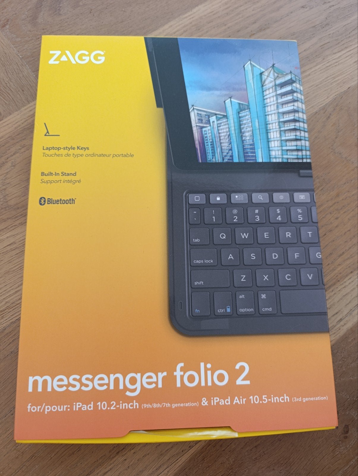 ZAGG Messenger Folio 2 iPad 10.2" & air Toetsenbor, 10 inch, Apple iPad, Nieuw, Ophalen of Verzenden