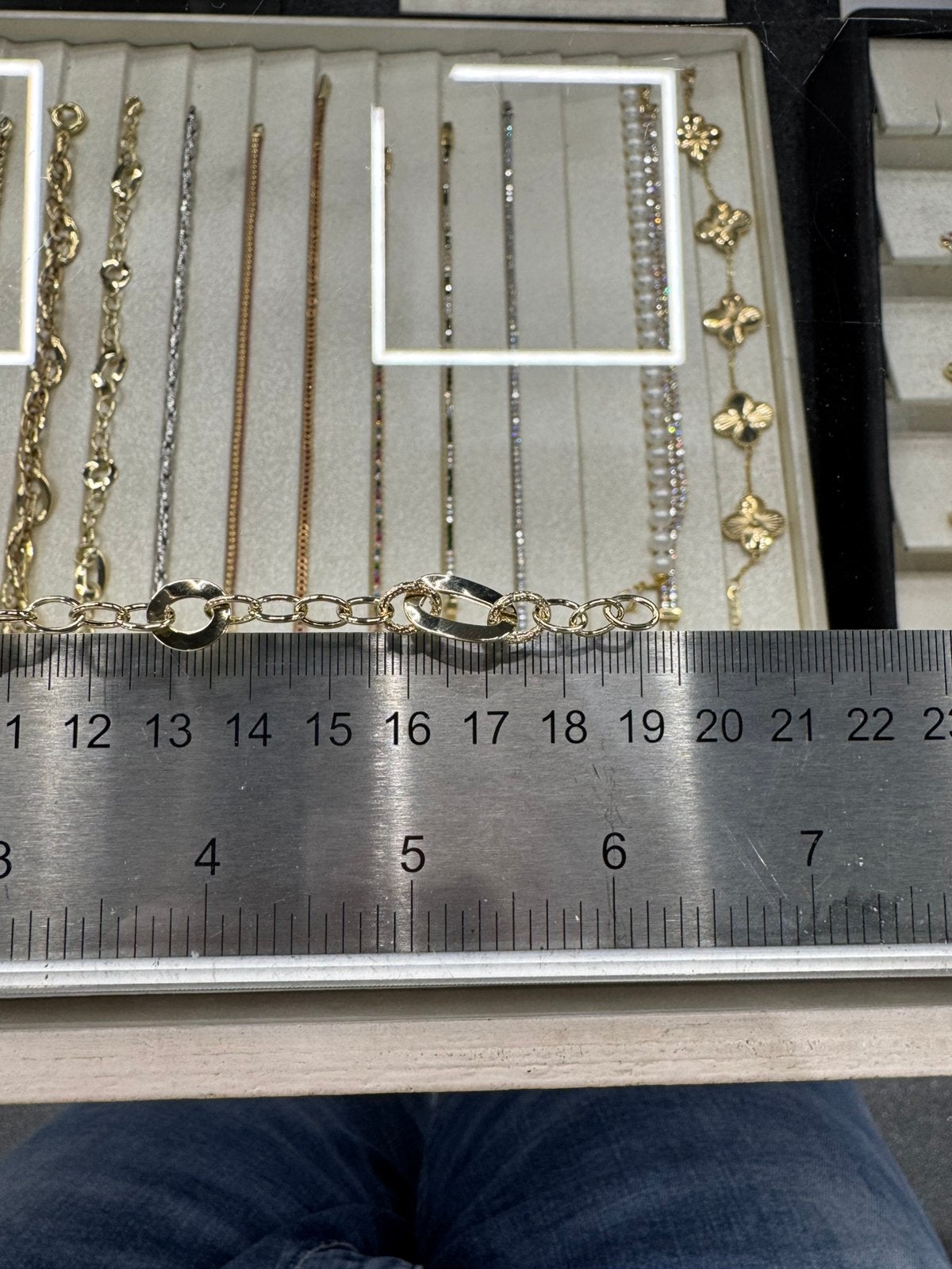 Foto 5 van 14K Goud - Gouden Ketting + Armband - Nieuw - 14Karaat