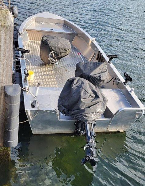 Aluva F500 aluminium boot, Watersport en Boten, Vis- en Consoleboten, Ophalen, Gebruikt, 20 cm, 2 m