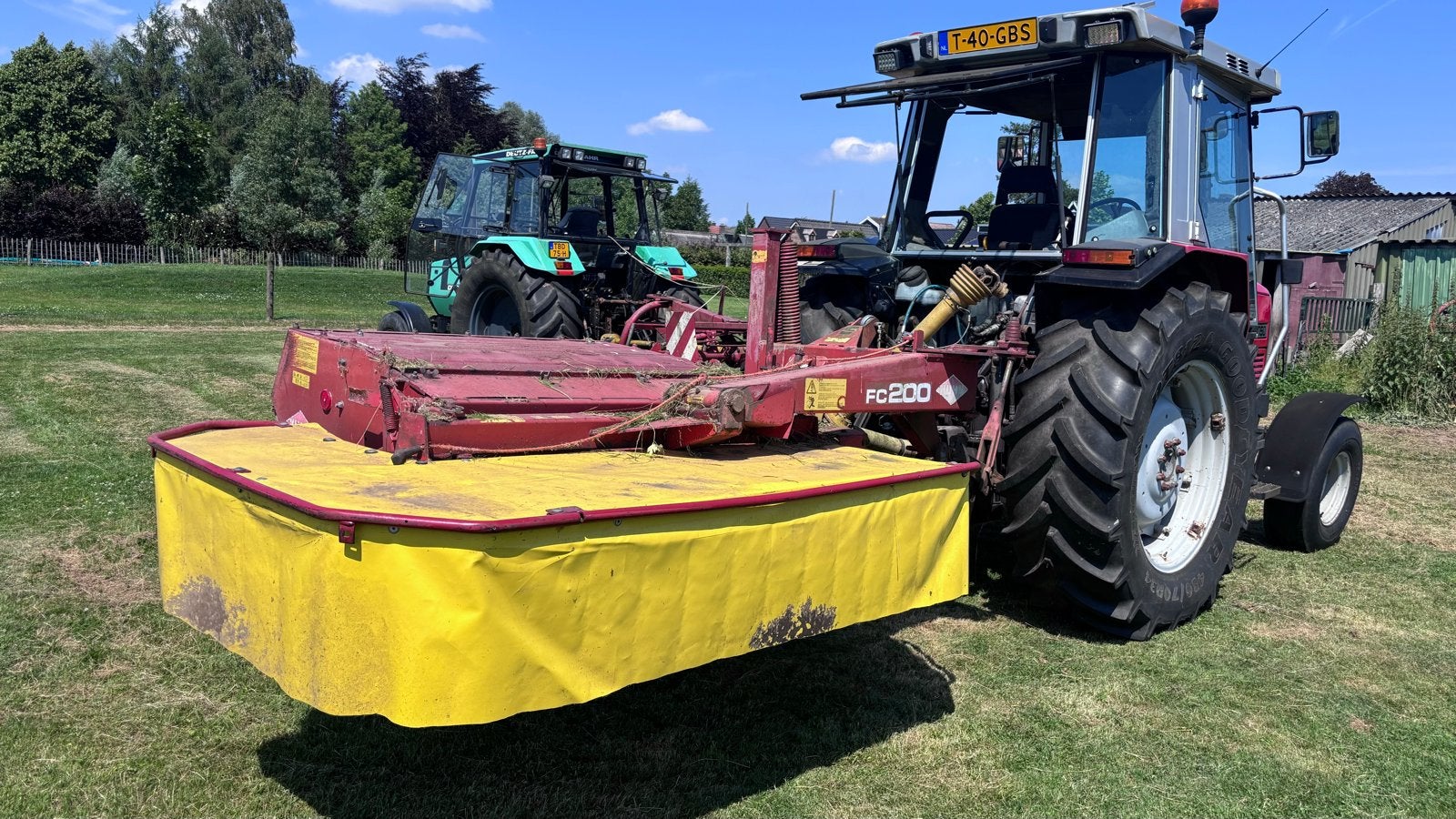 Kuhn FC200 schijvenmaaier, Ophalen, Veehouderij, Weidebouw