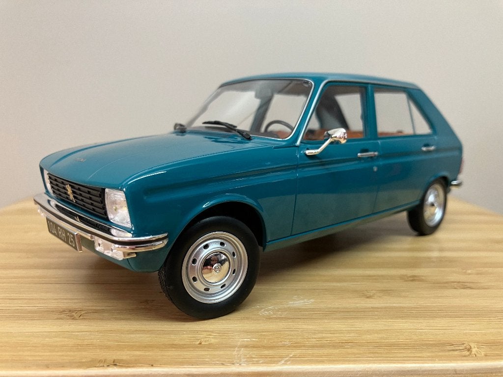 Peugeot 104 GL van 1977  blauw metallic  1/18 Norev, Ophalen of Verzenden, Nieuw, Auto, Norev