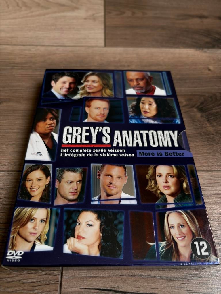 Greys Anatomy seizoen 6, Cd's en Dvd's, Dvd's | Tv en Series, Vanaf 12 jaar, Ophalen of Verzenden, Zo goed als nieuw, Actie en Avontuur