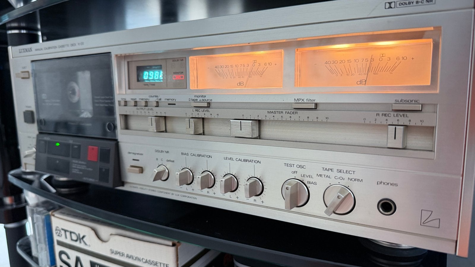 Luxman K-03 High-End Cassettedeck - Prachtige Staat, Overige merken, Tiptoetsen, Ophalen of Verzenden, Luxman