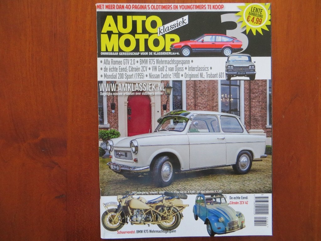 Auto Motor Klassiek 3 2020 Trabant 601, Alfa Romeo GTV 2.0, Ophalen of Verzenden, Nieuw, Alfa Romeo