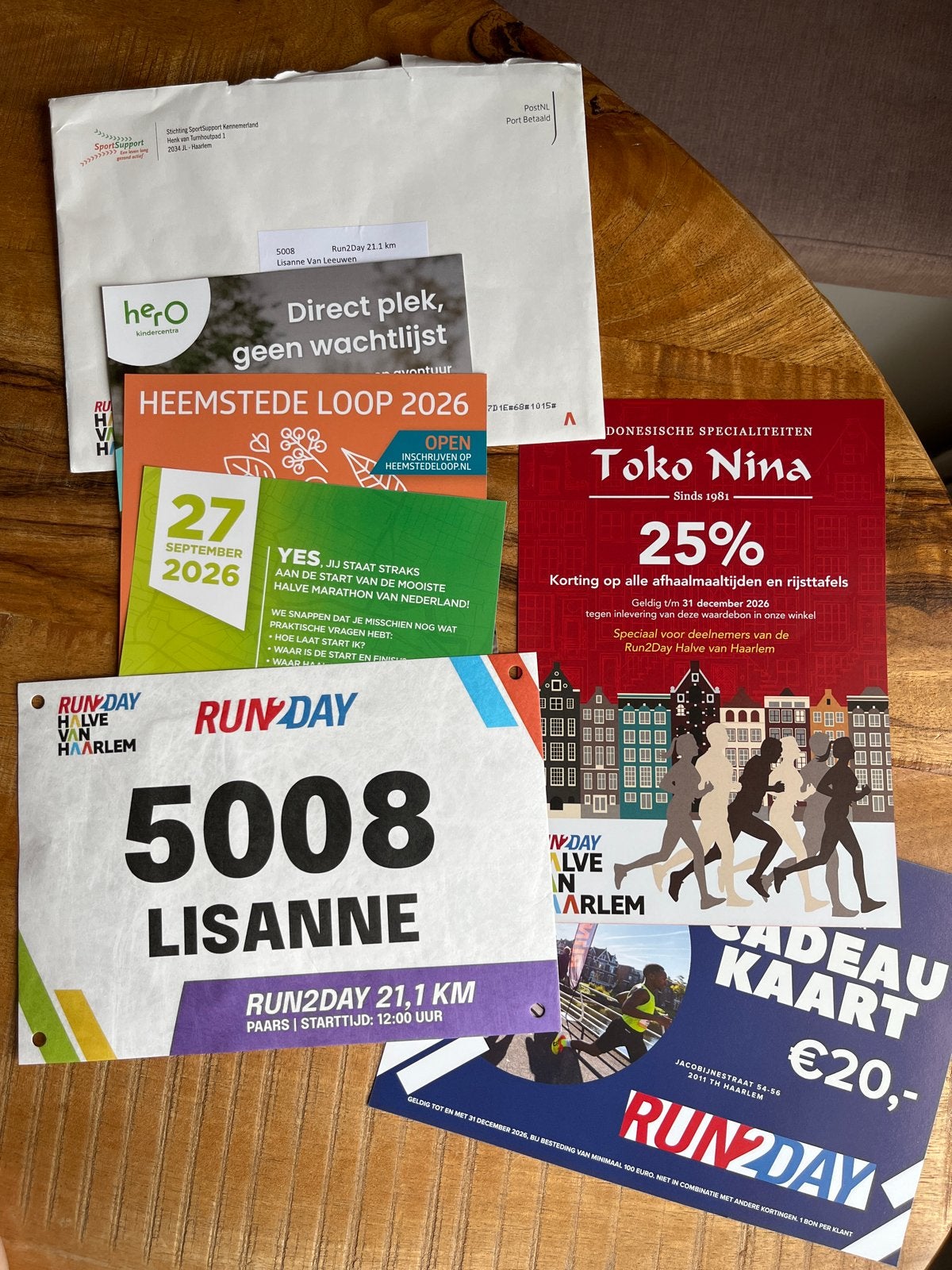 Halve marathon Haarlem startbewijs 27 september, Tickets en Kaartjes, Eén persoon, September