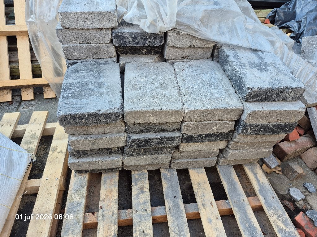 Restpartij Excluton Abbeystone terrastegels, Ophalen, Klinkers, Nieuw, Minder dan 5 m²