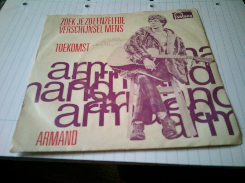 ARMAND ZOEK JE ZO EEN EENZELFDE VERSCHIJNSE MENS - TOEKOMST, 7 inch, Ophalen of Verzenden, Levenslied of Smartlap, 1960 - 1969