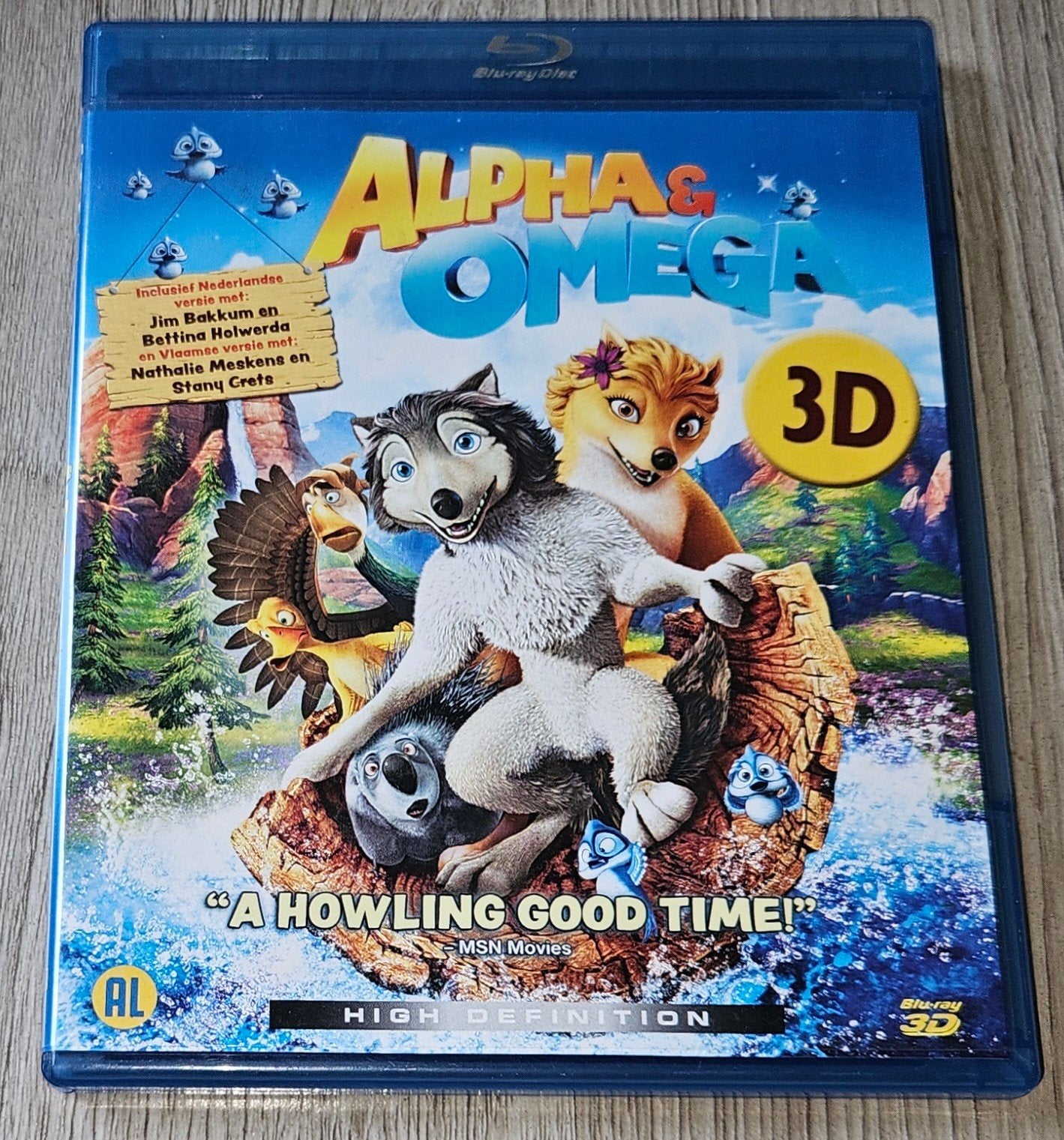 Alpha & Omega - 3D Blu-ray - Avontuurlijke animatiefilm, Cd's en Dvd's, Avontuur, Inclusief extra's, Alle leeftijden, Nederlands