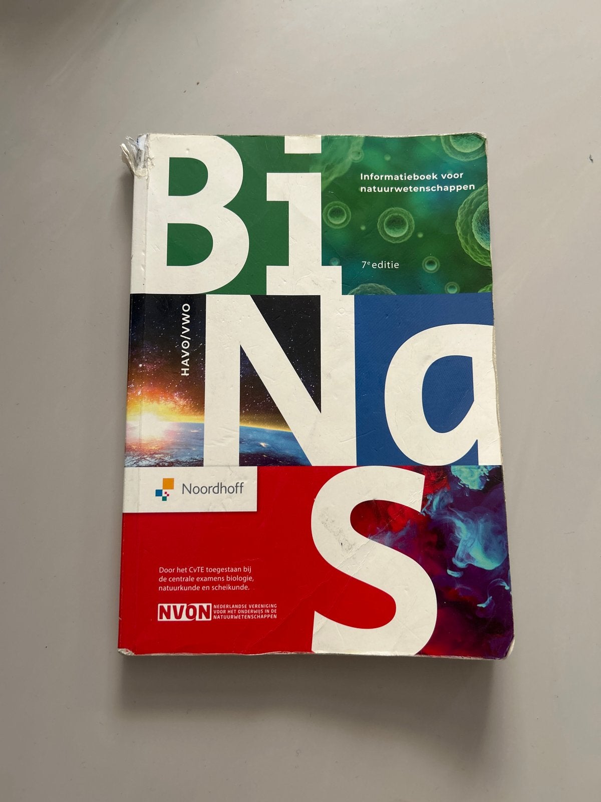 BINAS Informatieboek natuurwetenschappen 7e editie HAVO/VWO, Boeken, Schoolboeken, Ophalen, Gelezen, HAVO, Biologie