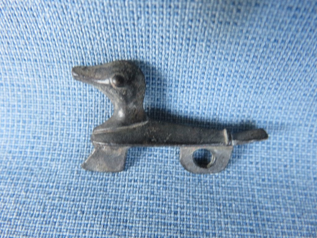 Romeinse rijk – duif fibula in brons - 1e -3e eeuw A.D., Ophalen of Verzenden, Brons