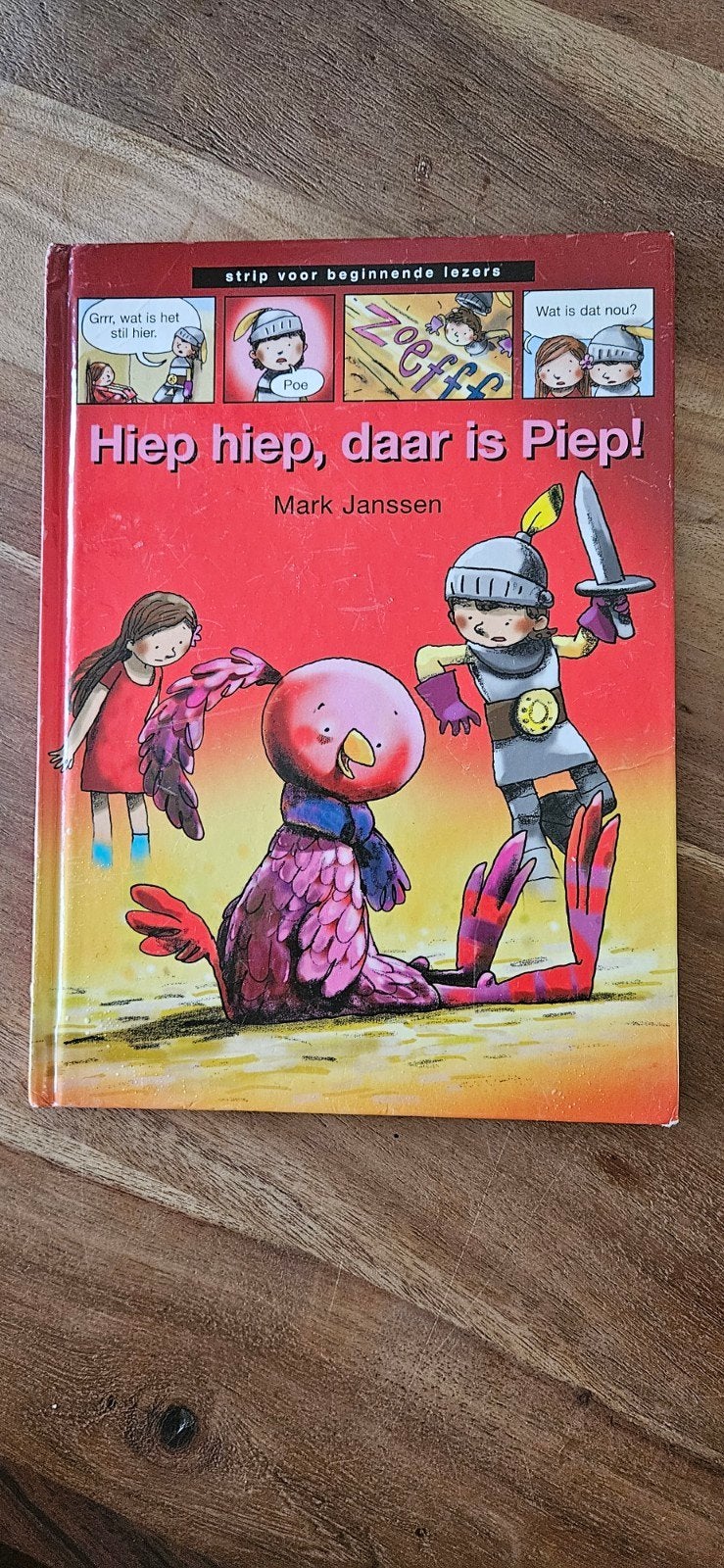 Hiep hiep, daar is Piep! - Strip voor beginnende lezers, Ophalen of Verzenden, Gelezen, Mark Janssen, Fictie algemeen