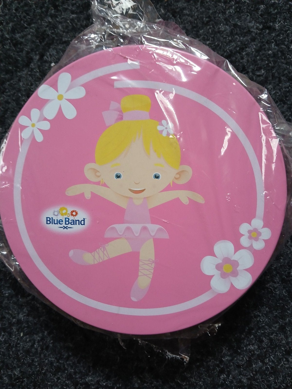 Twee nieuwe roze trommeltjes van Blue band, Ophalen, Nieuw