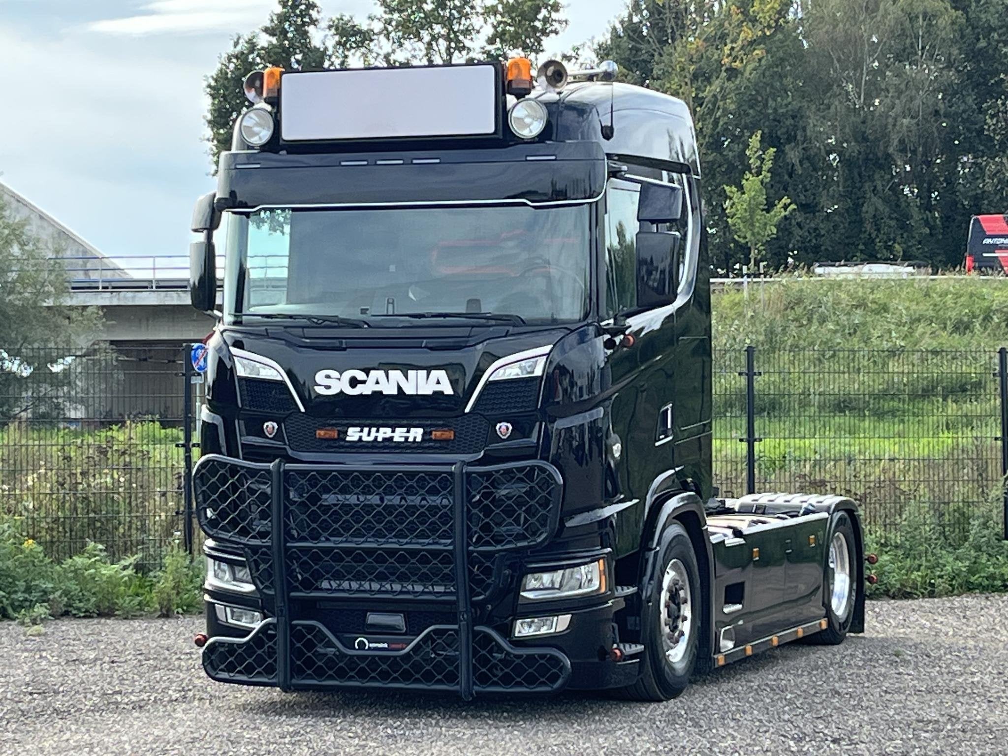 Scania S520 V8 | Classic look | Full Air | Retarder | Hydrau, Automaat, Stof, Scania, Zwart