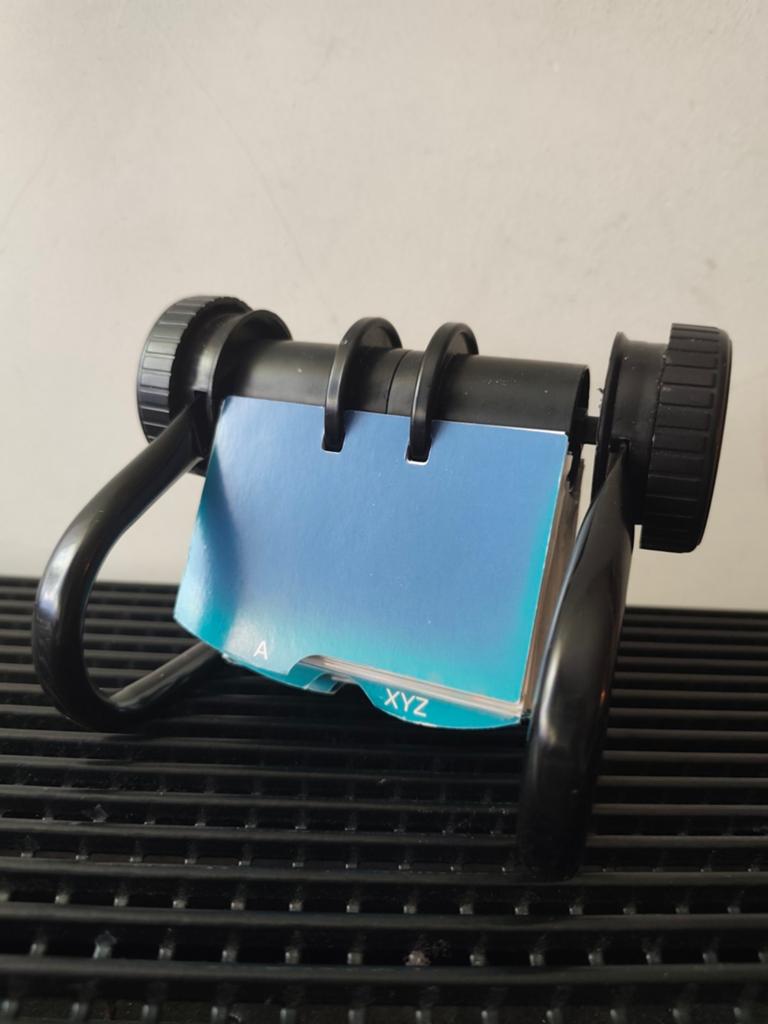 Rolodex kaartenmolen, 13x17x13 cm, Diversen, Bureau-accessoires, Gebruikt, Ophalen of Verzenden