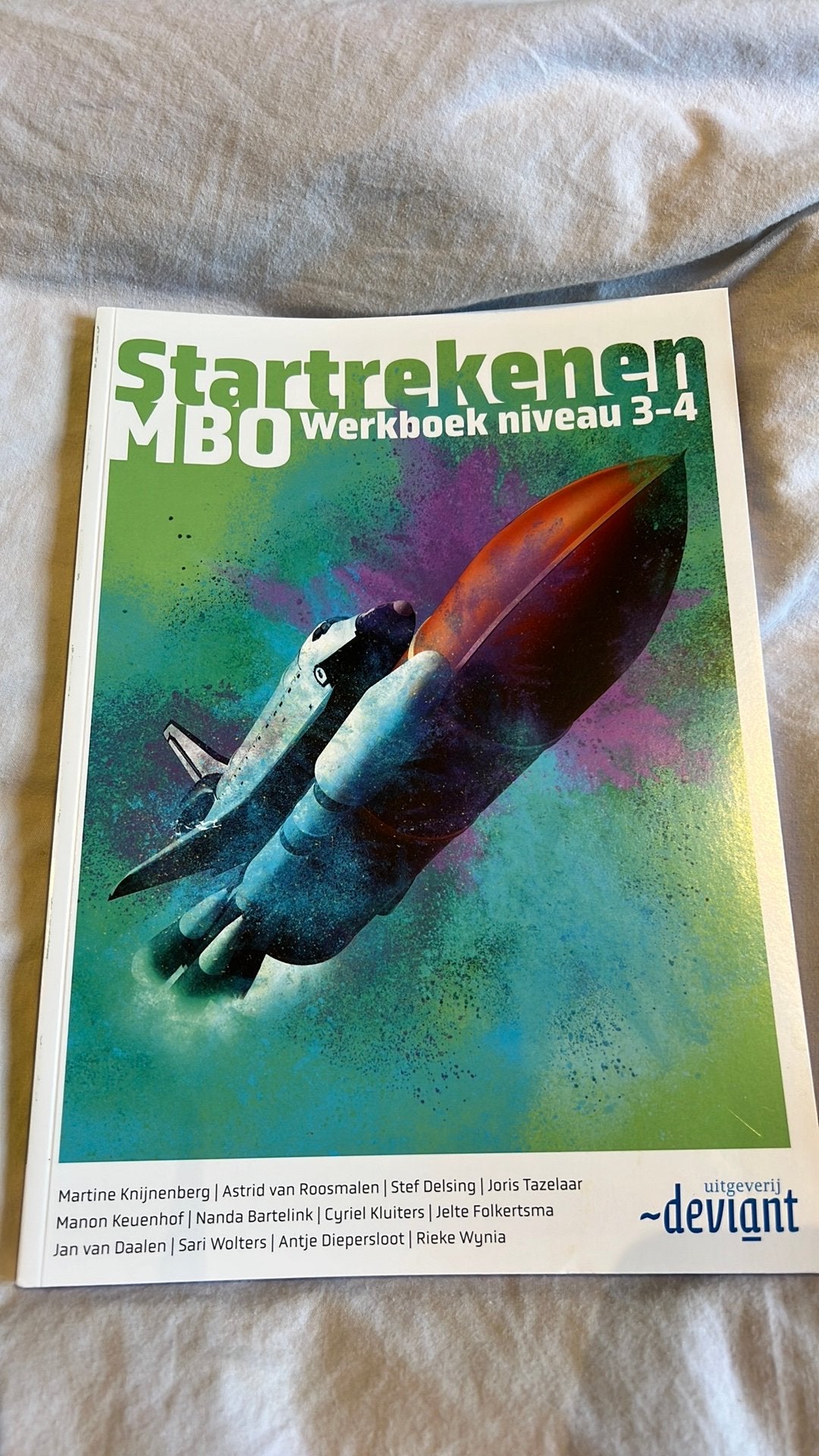 Studiereader Startrekenen MBO niv. 3-4 ECK, Overige vakken, Jelte Folkertsma, Ophalen of Verzenden, Zo goed als nieuw