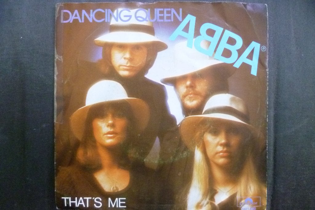 ABBA - Dancing Queen / That's Me 7 inch vinyl single, Cd's en Dvd's, 7 inch, Zo goed als nieuw, Pop, Overige typen