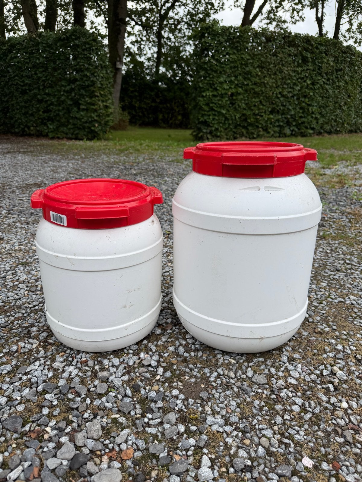 2 voertonnen, Ophalen, Vee