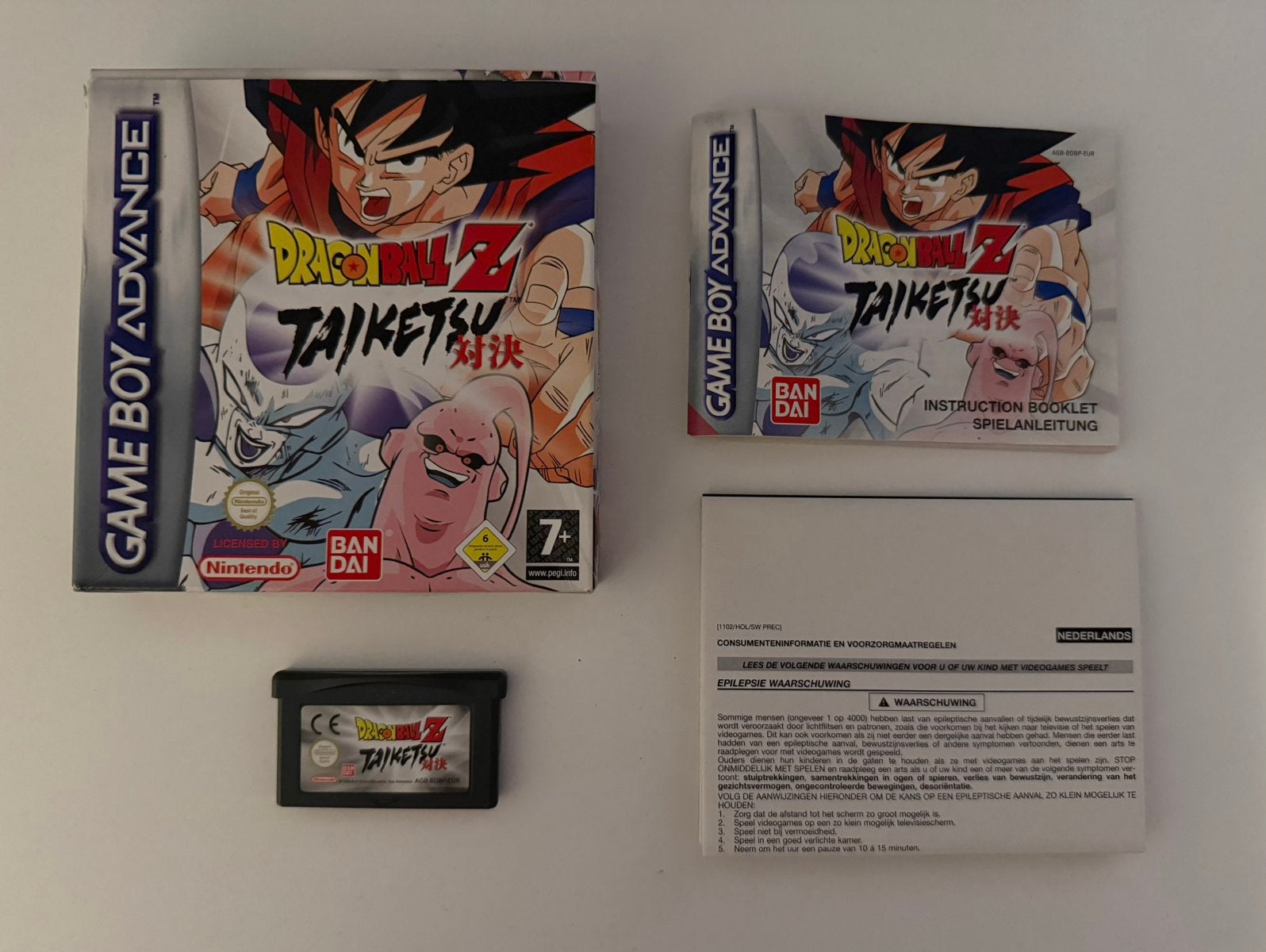 DragonBallZ Tailetsu GBA CID, Spelcomputers en Games, Games | Nintendo Game Boy, 1 speler, Ophalen, Zo goed als nieuw, Vanaf 3 jaar