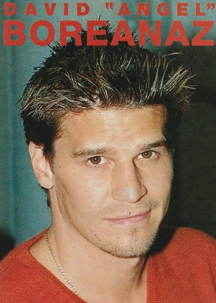 Kaart David "Angel" Boreanaz, Verzenden, 1980 tot heden, Ongelopen, Sterren en Beroemdheden