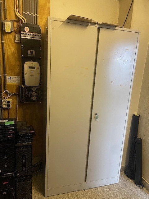 Metalen kast, Huis en Inrichting, Ophalen, Gebruikt, 50 tot 100 cm, Metaal
