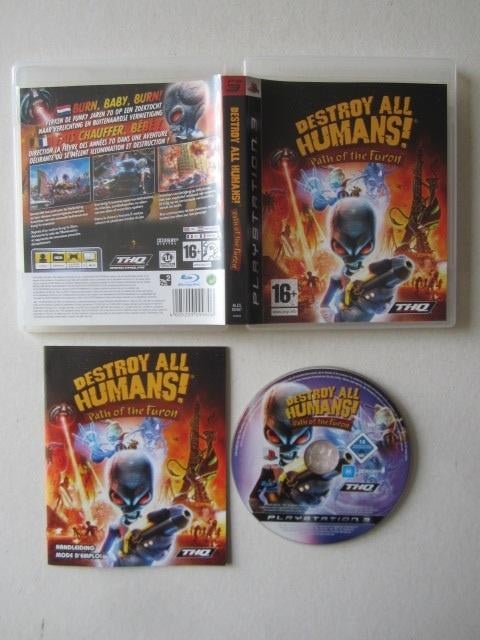 PS3 * Destroy all humans * Playstation 3, Spelcomputers en Games, Avontuur en Actie, Vanaf 18 jaar, 1 speler, Nieuw