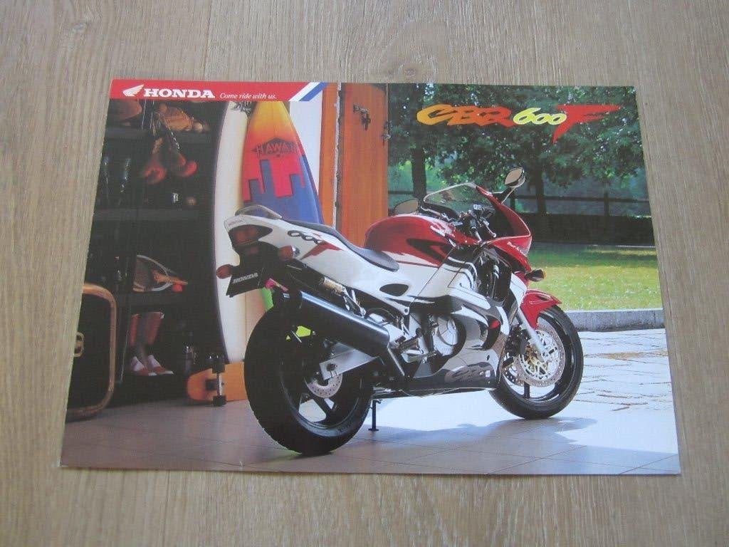 Honda CBR 600 F brochure folder 1996 1997, Motoren, Ophalen of Verzenden, Honda