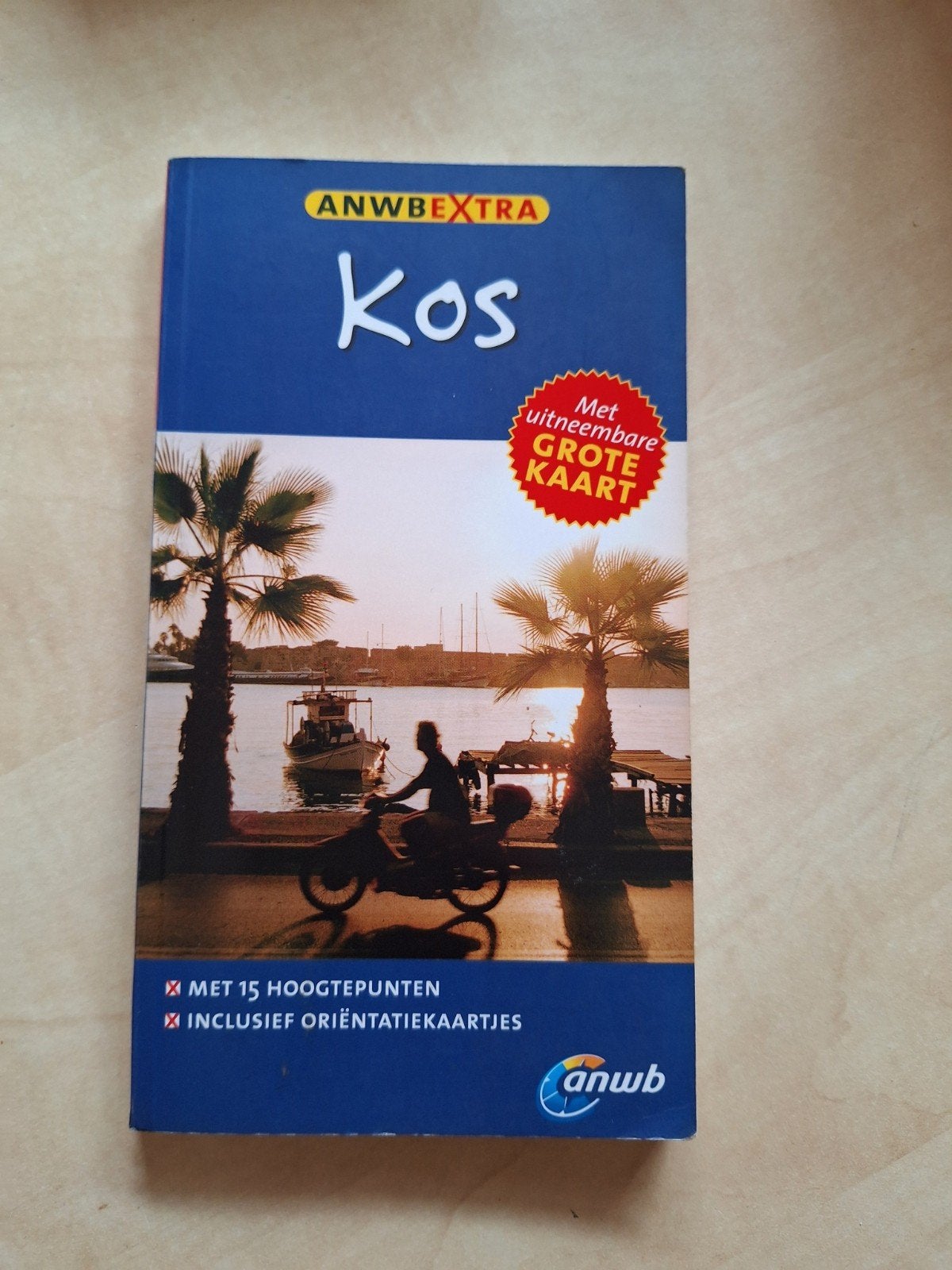 ANWB extra Reisgids Kos met kaart., Boeken, Europa, Ophalen of Verzenden, Zo goed als nieuw, Reisgids of -boek