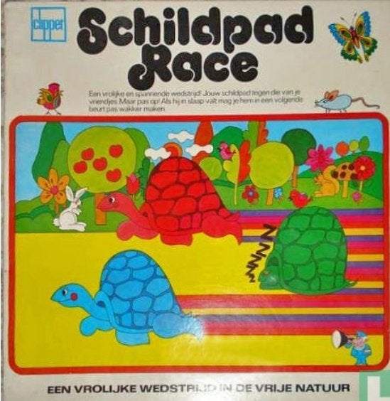 schildpadrace bordspel, Drie of vier spelers, Ophalen of Verzenden, Gebruikt, Clipper