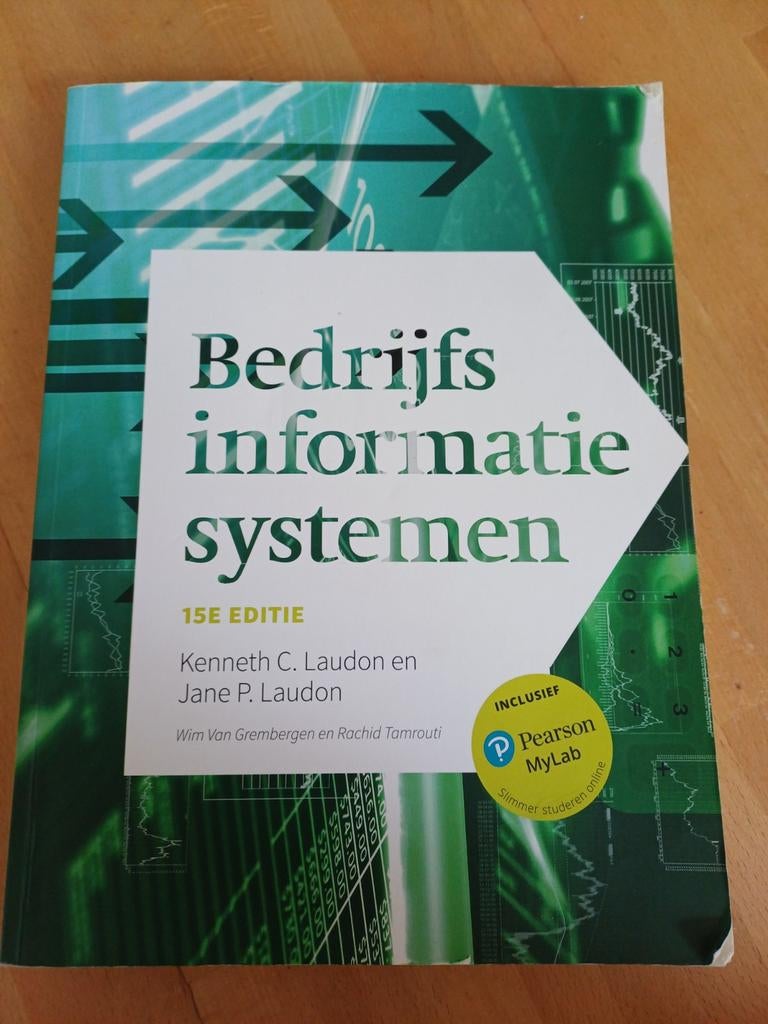 Bedrijfsinformatiesystemen 15e editie - Laudon, Gelezen, Kenneth C. Laudon, Jane P. Laudon, Gamma, HBO