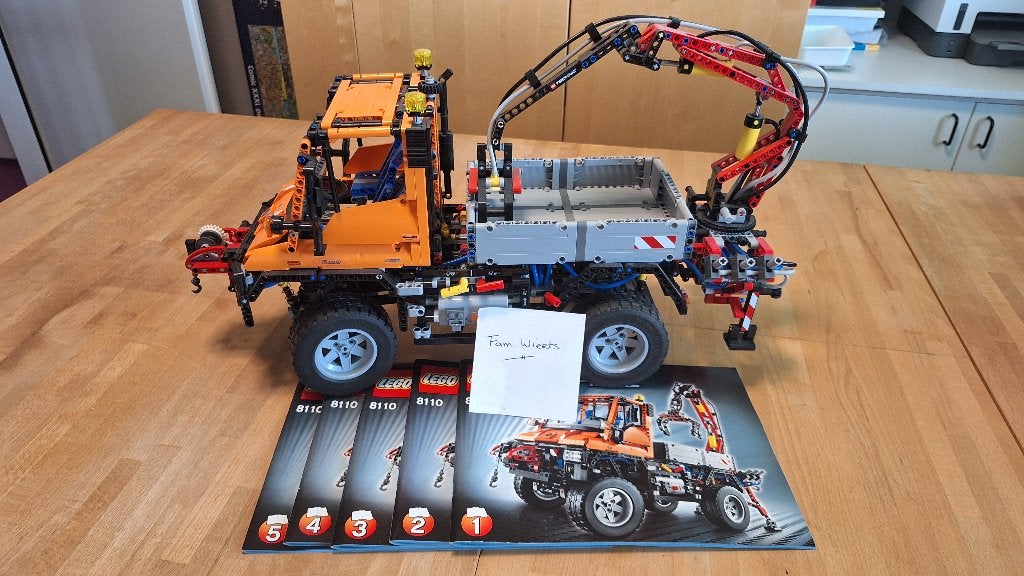 LEGO Technic 8110 Unimog U 400, Gebruikt, Lego, Inclusief instructies, Ophalen of Verzenden