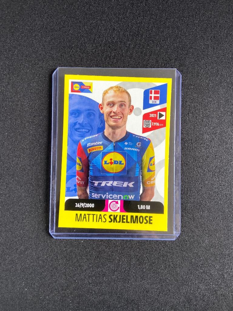 Mattias Skjelmose Panini Tour de France 2026 Sticker Lidl, Verzenden, Zo goed als nieuw, Overige sporten, Poster, Plaatje of Sticker