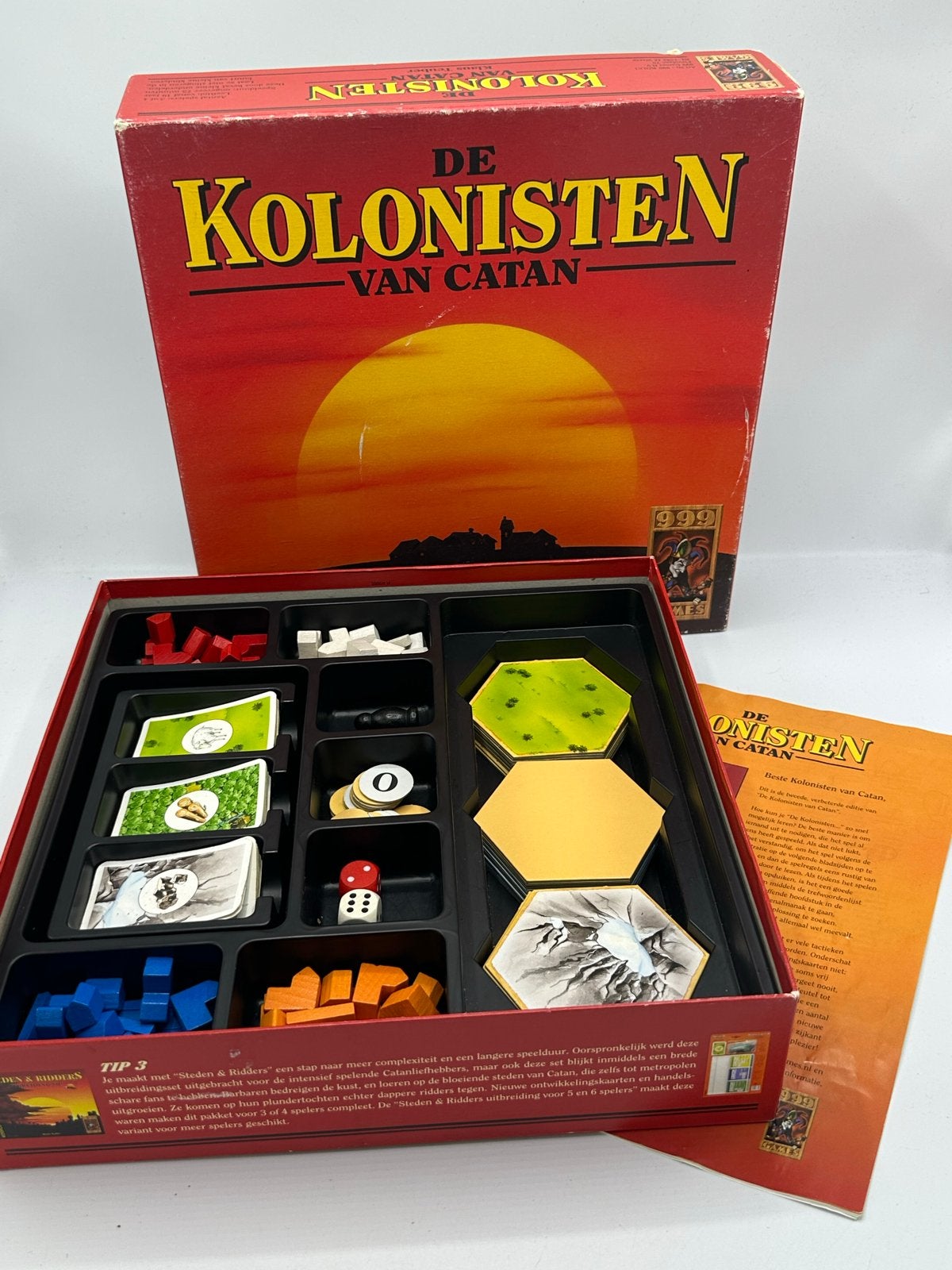De Kolonisten van Catan - Klassiek bordspel, Drie of vier spelers, Ophalen of Verzenden, Gebruikt