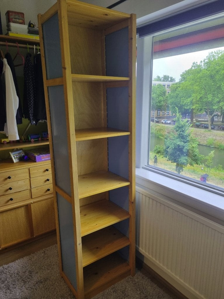Lundia boekenkast 50 x 40 x 208, Ophalen, Met plank(en), Gebruikt, 200 cm of meer