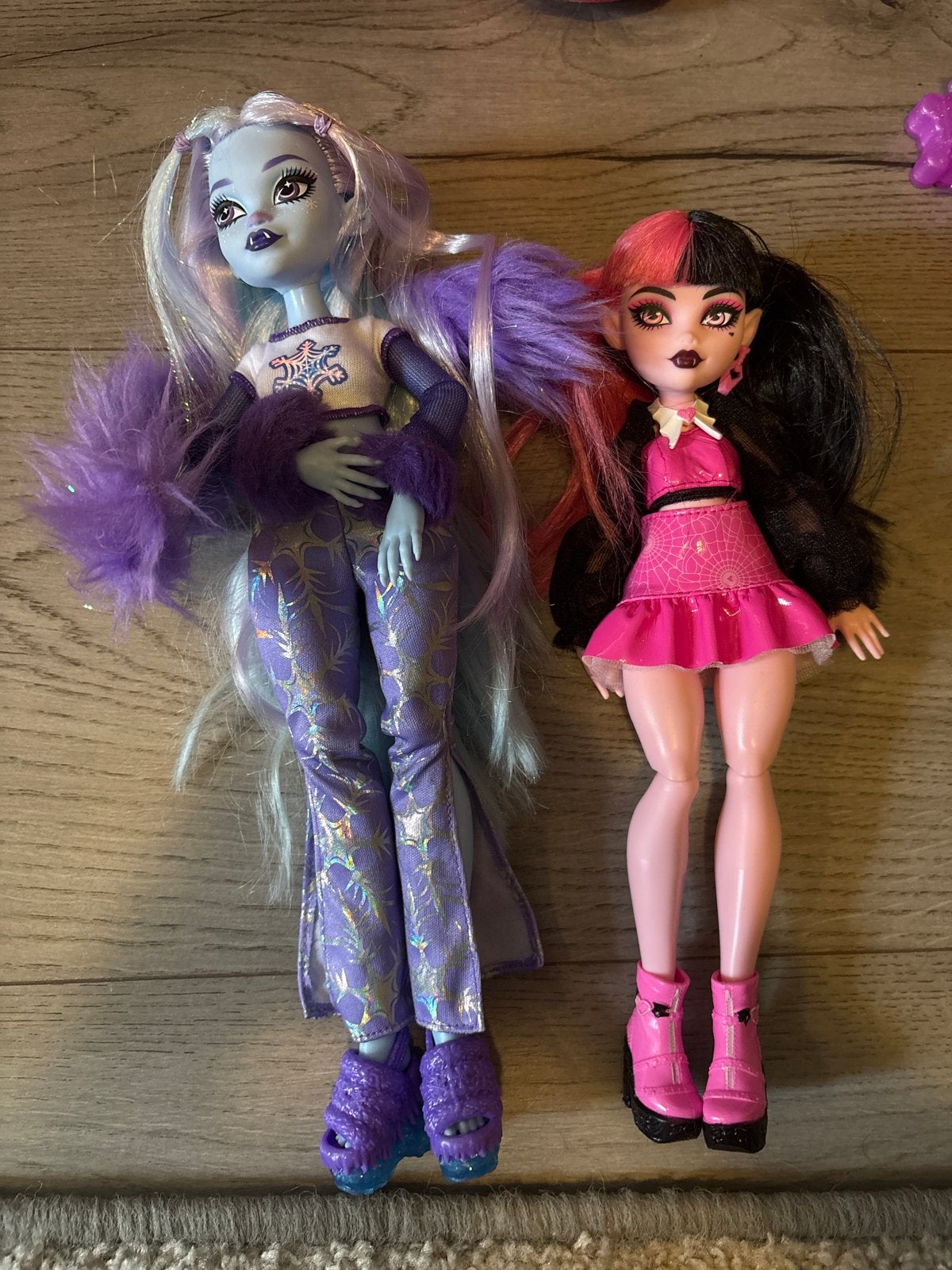 Monster High Poppen - Draculaura en Abbey Bominable, Ophalen of Verzenden, Gebruikt, Overige typen