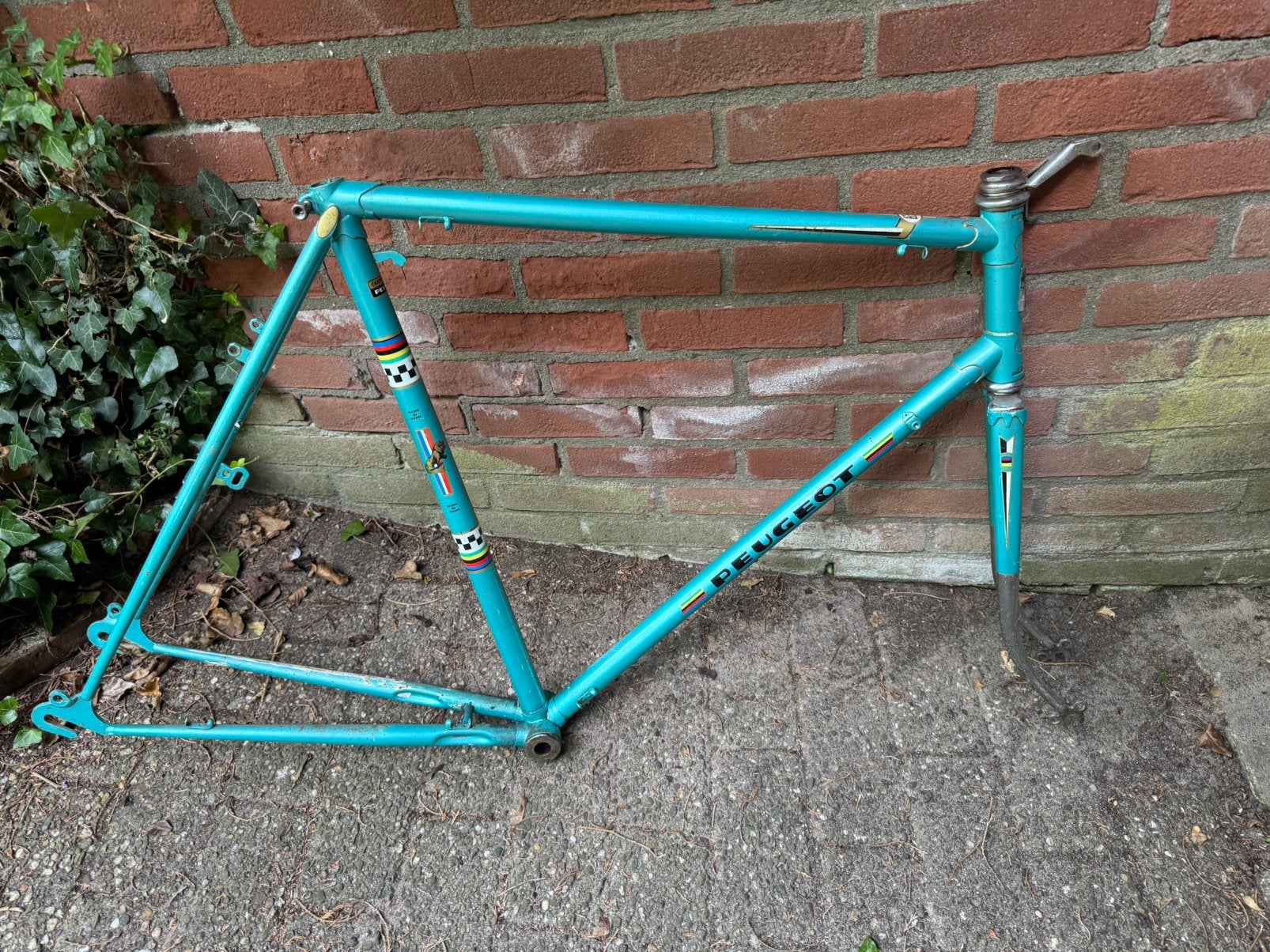 Peugeot fietsframe, Gebruikt, Staal, Heren, 57 tot 61 cm