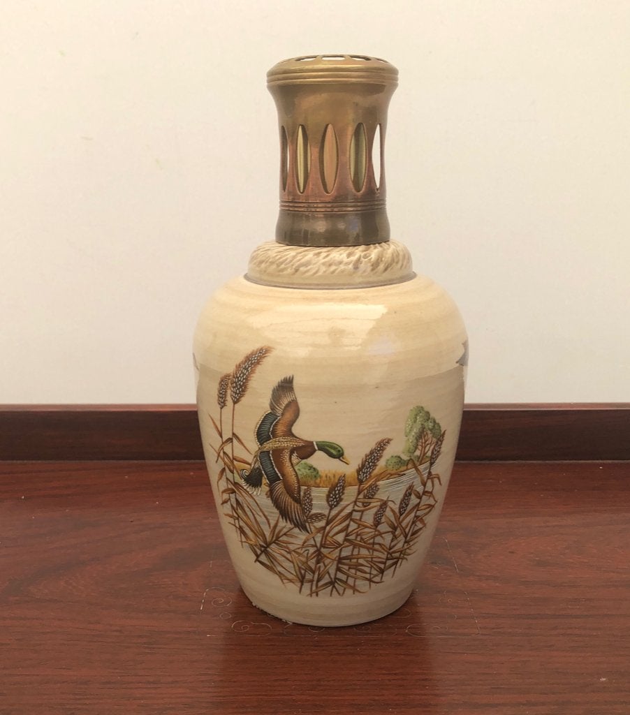 Lampe Berger - Br Chasse geurbrander - Jaren 80 zgan, Beige, Ophalen of Verzenden, Steen/keramiek, Landelijk