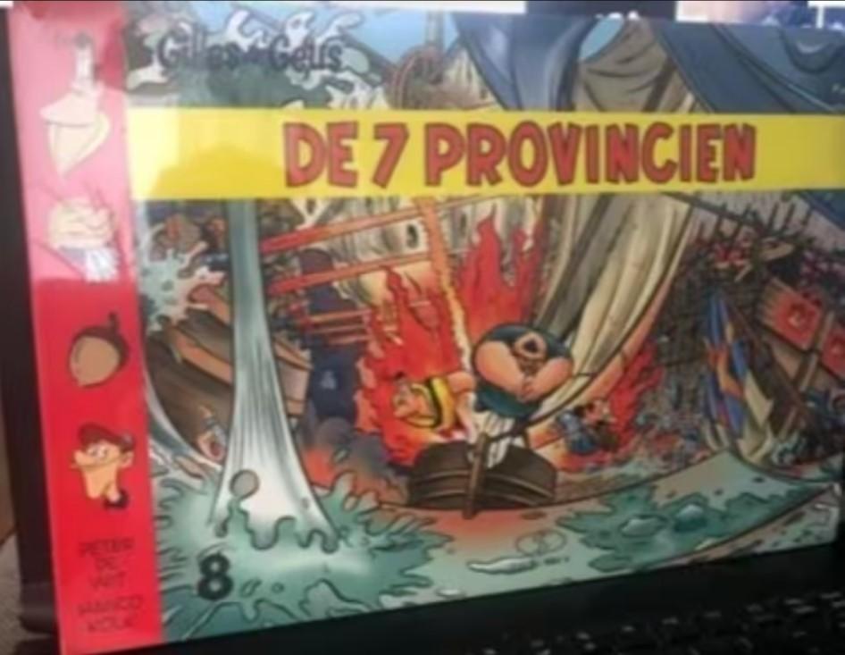 De 7 provincien gilles de geus k7, Eén stripboek, Ophalen of Verzenden, Zo goed als nieuw