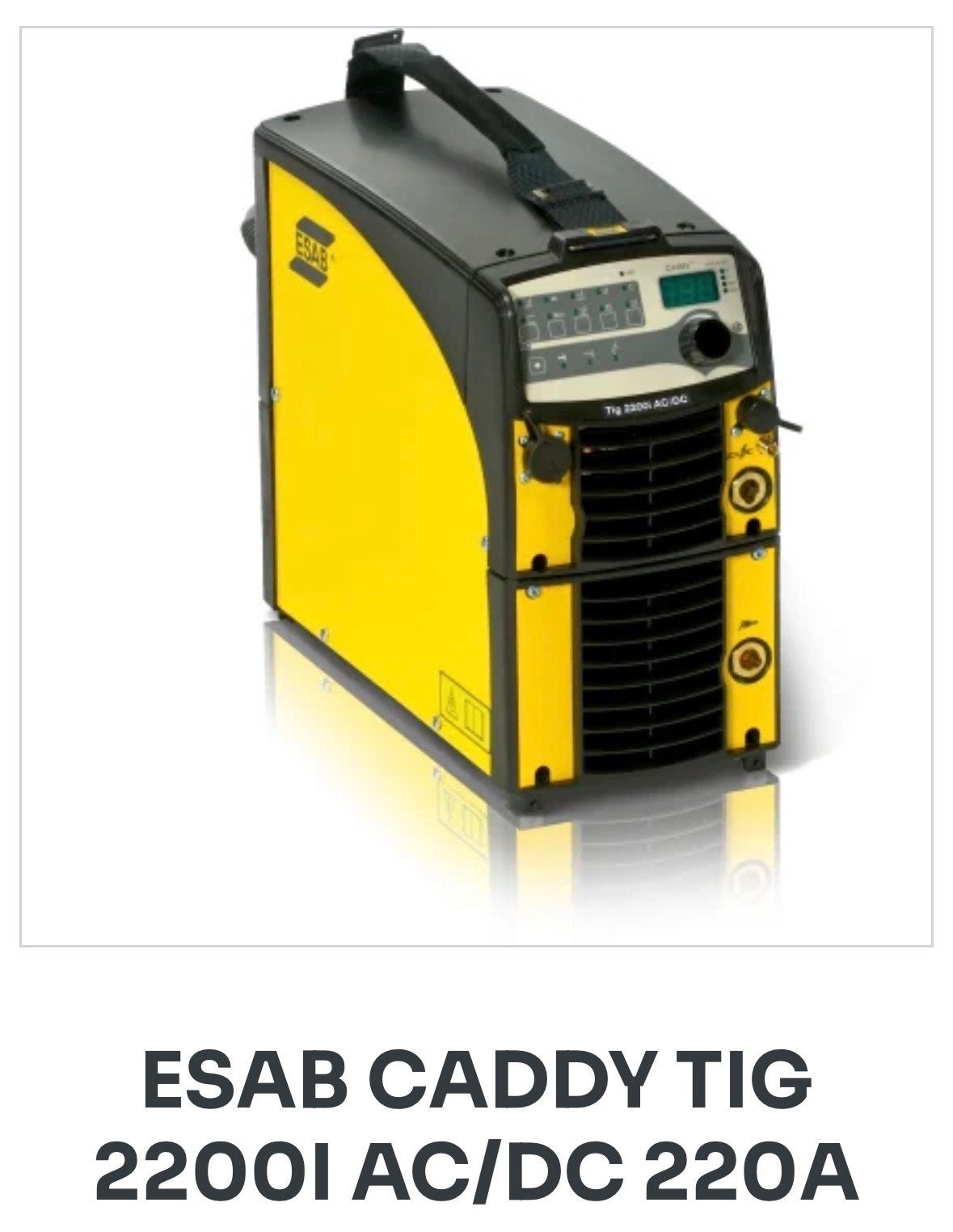 ESAB Caddy Tig 2200i AC/DC 220A Lasapparaat, Ophalen, Gebruikt, 150 tot 250 ampère, Tig